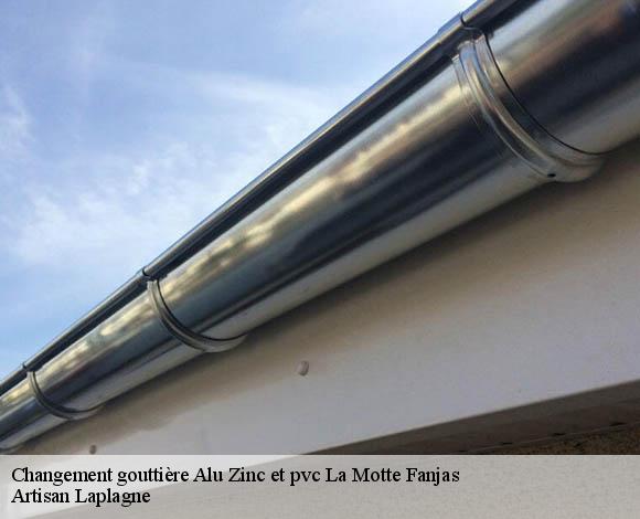 Changement gouttière Alu Zinc et pvc  la-motte-fanjas-26190 Artisan Laplagne