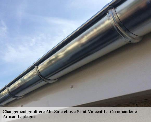 Changement gouttière Alu Zinc et pvc saint-vincent-la-commanderie-26300 Artisan Laplagne