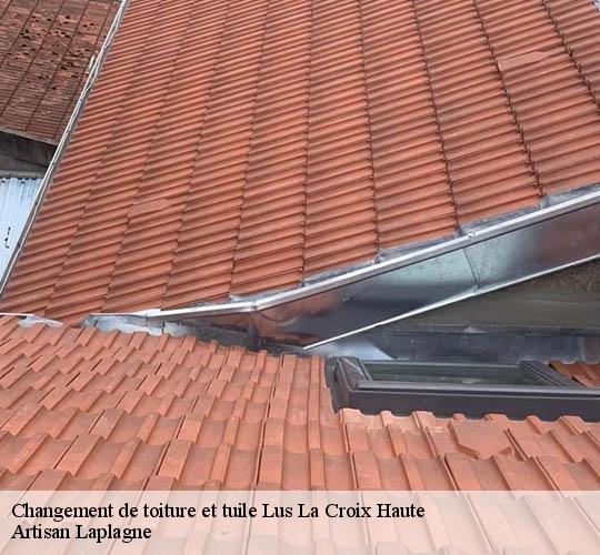 Changement de toiture et tuile  lus-la-croix-haute-26620 Artisan Laplagne