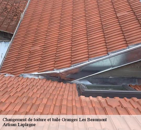 Changement de toiture et tuile granges-les-beaumont-26600 Artisan Laplagne