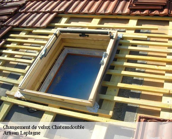 Changement de velux  chateaudouble-26120 Artisan Laplagne