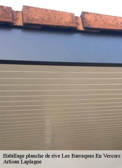Habillage planche de rive  les-barraques-en-vercors-26420 Artisan Laplagne