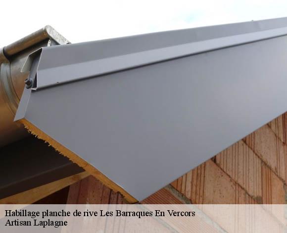 Habillage planche de rive  les-barraques-en-vercors-26420 Artisan Laplagne