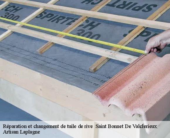 Réparation et changement de tuile de rive   saint-bonnet-de-valclerieux-26350 Artisan Laplagne